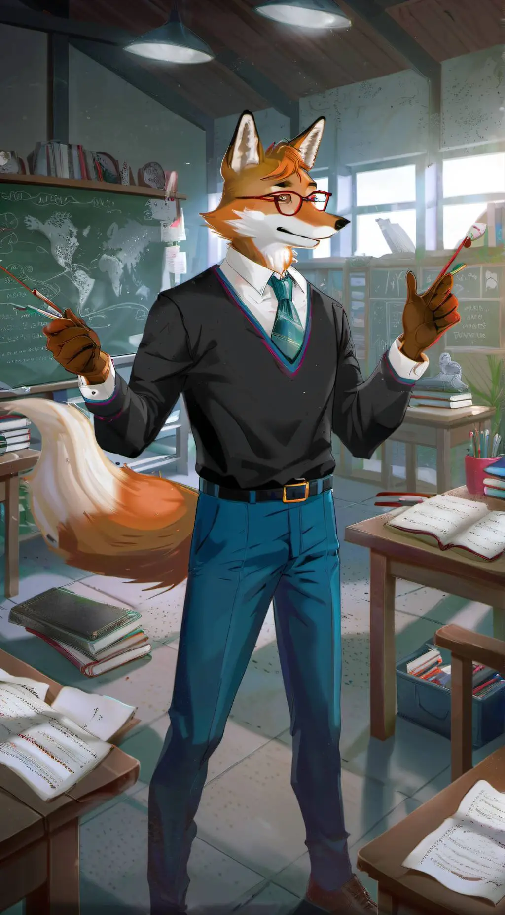 ai character: Garrett background