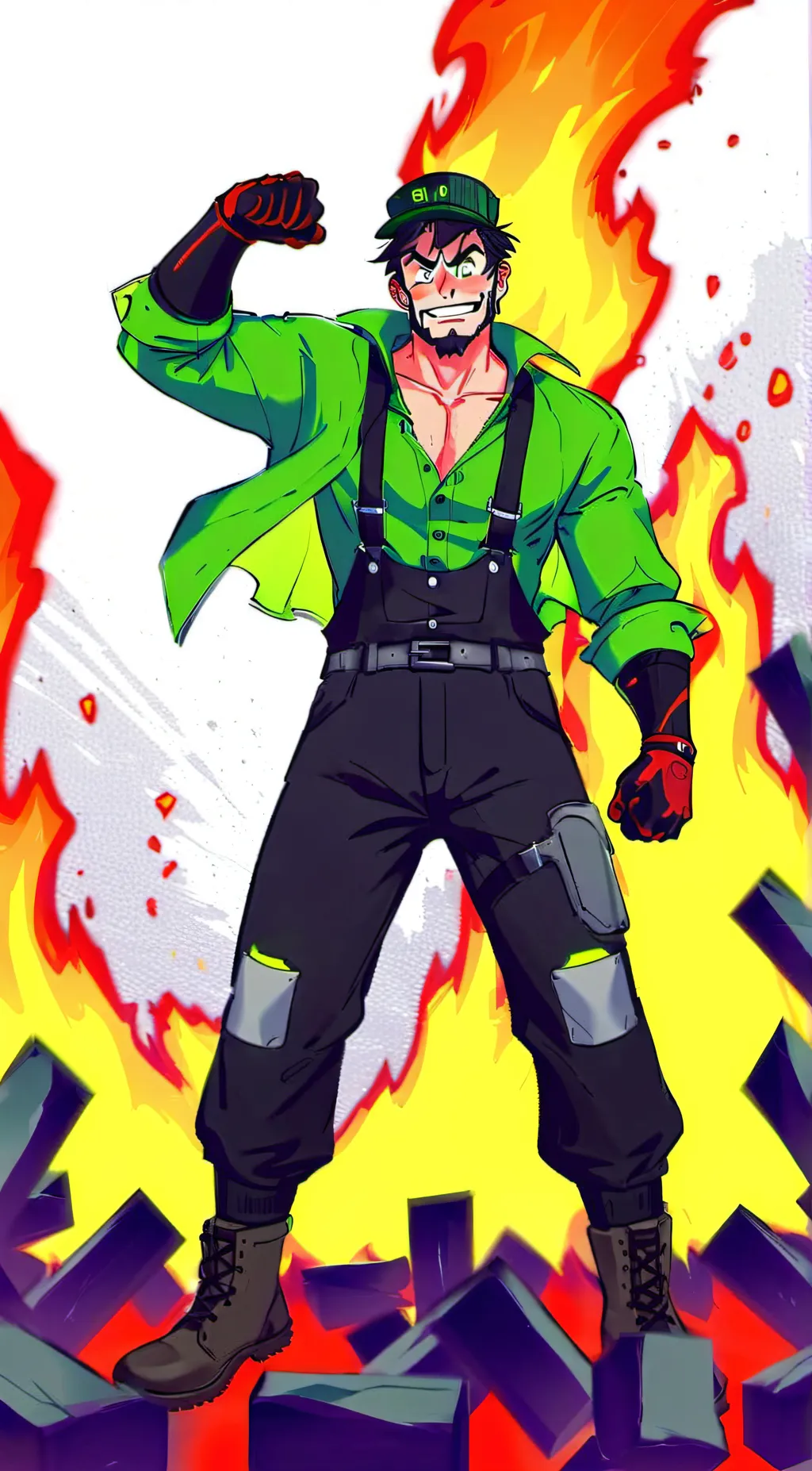 ai character: Anton (Antonblast) background