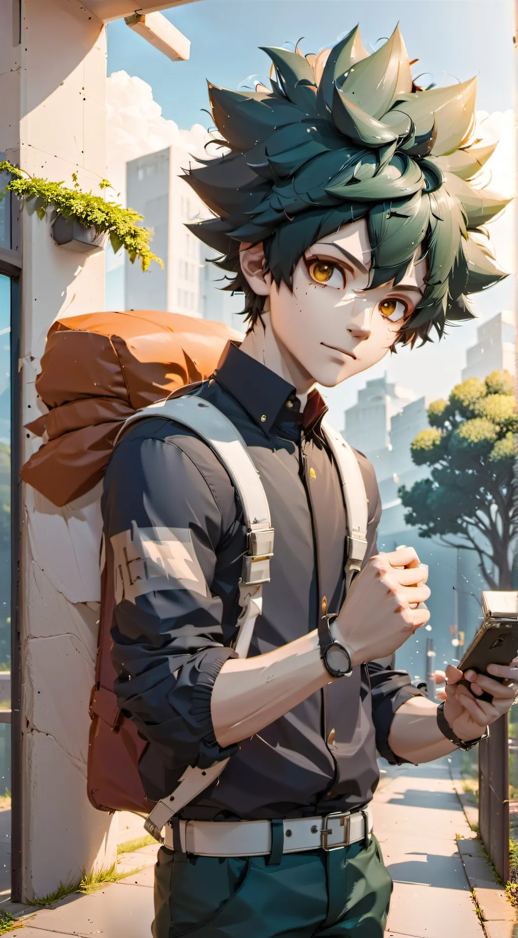 ai character: Past deku background