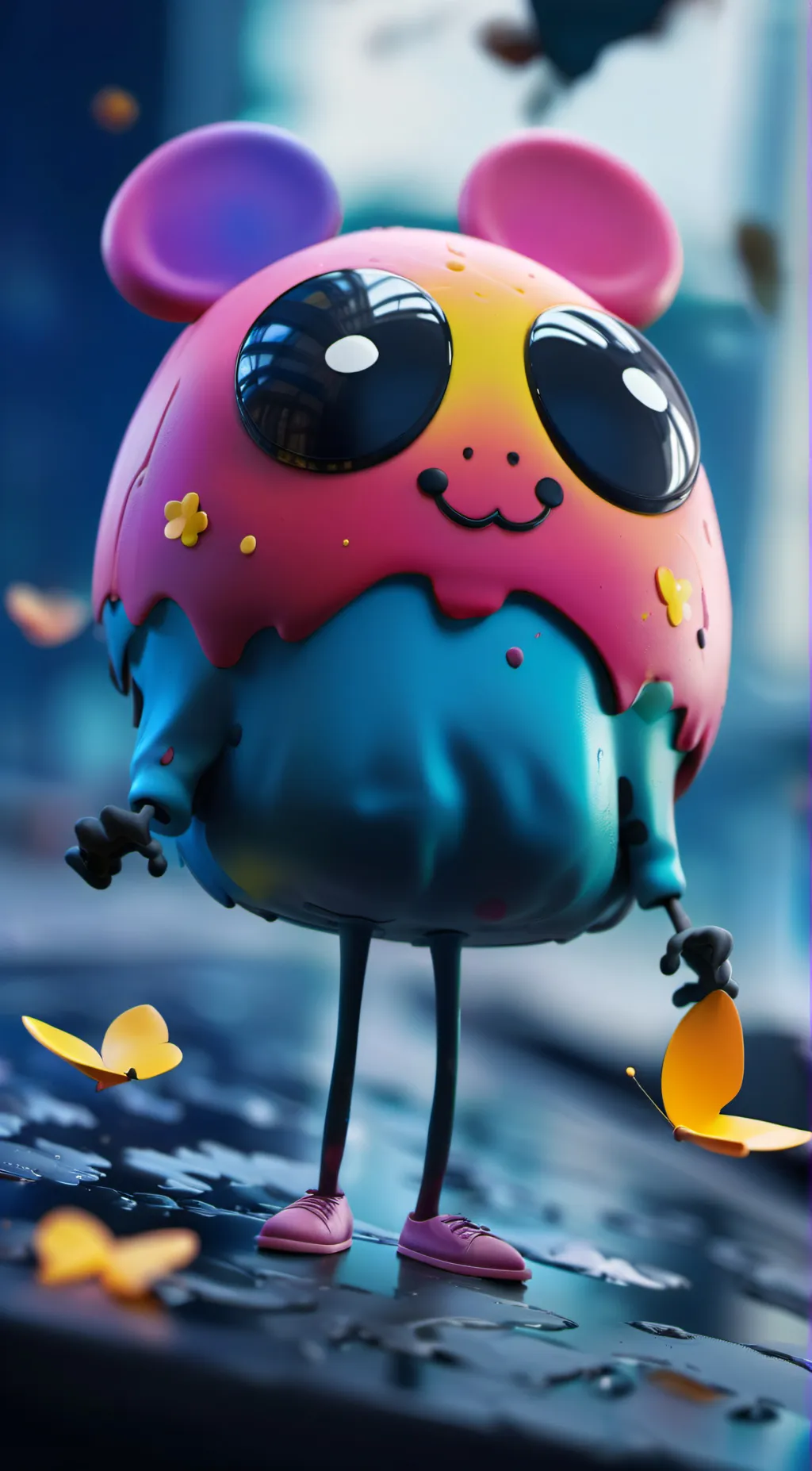 ai character: bugsnax background