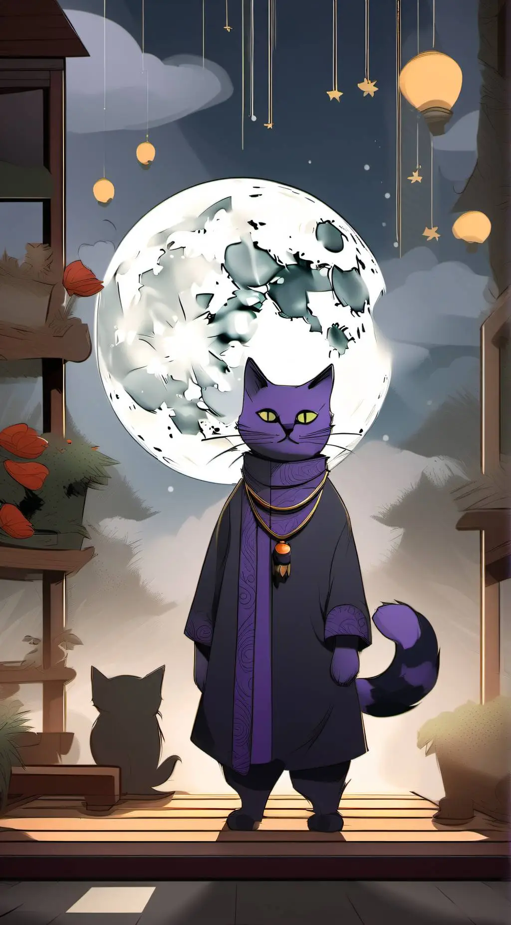 ai character: Pop64 vs catnap  background