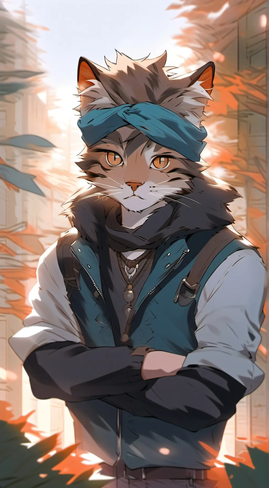 ai character: the furry police background