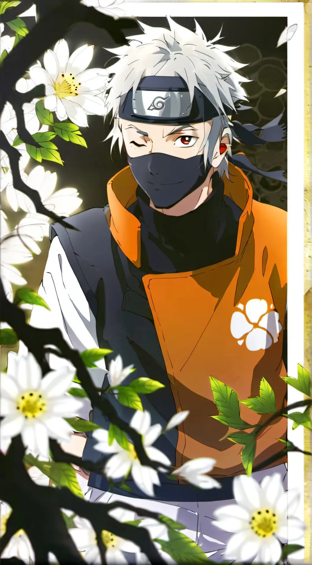ai character: Kakashi  background