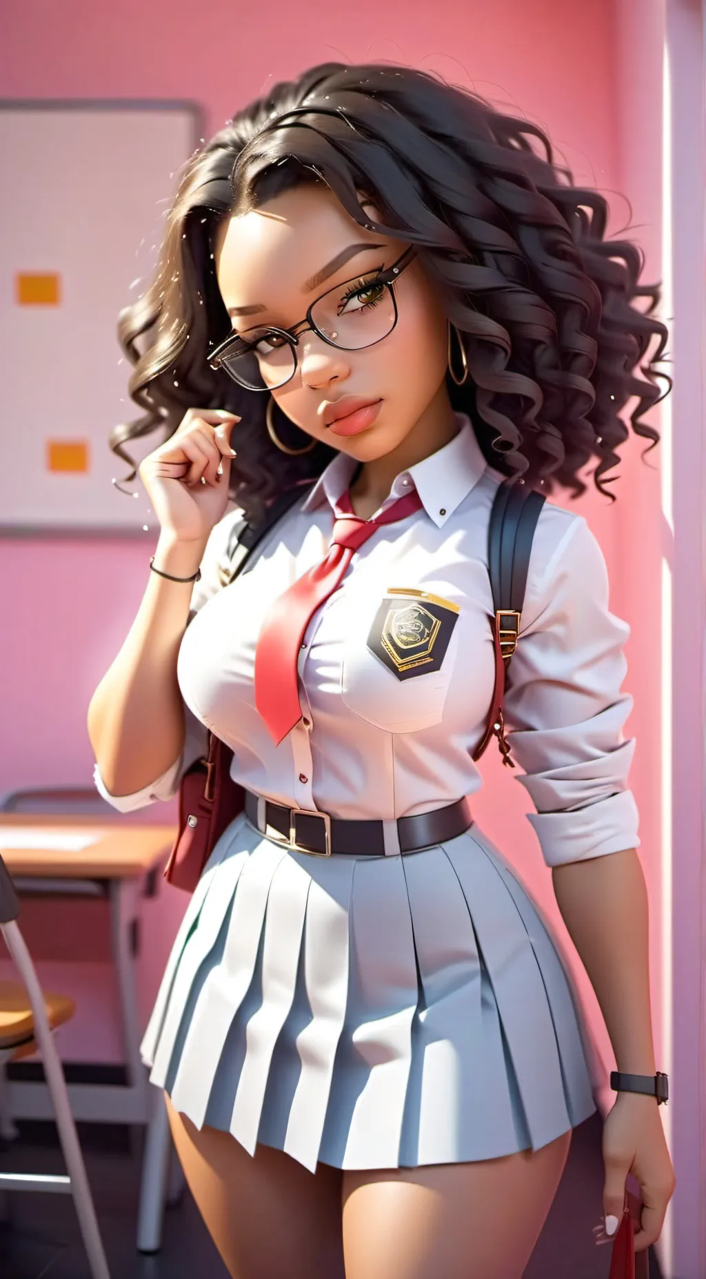 ai character: Natasha  background