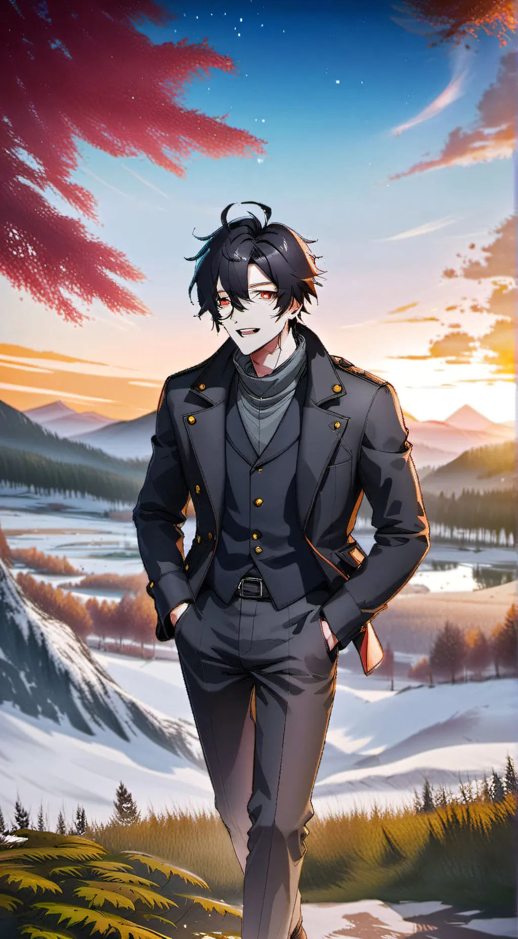 ai character: Lucifer background