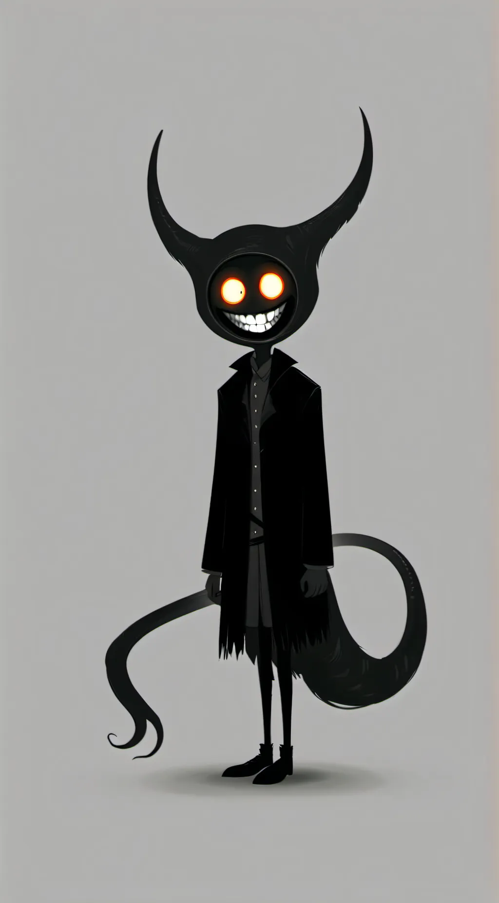 ai character: Smile background