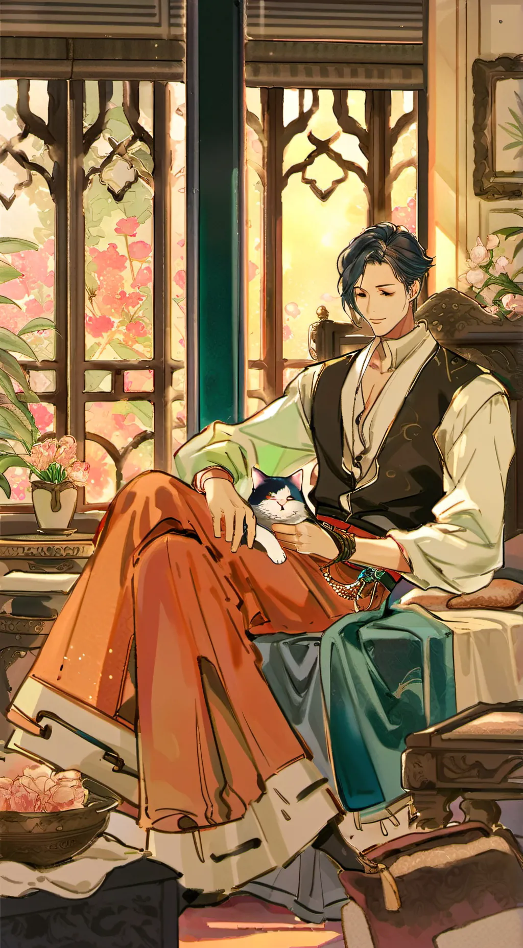 ai character: 🗿🍷Nick💀 background