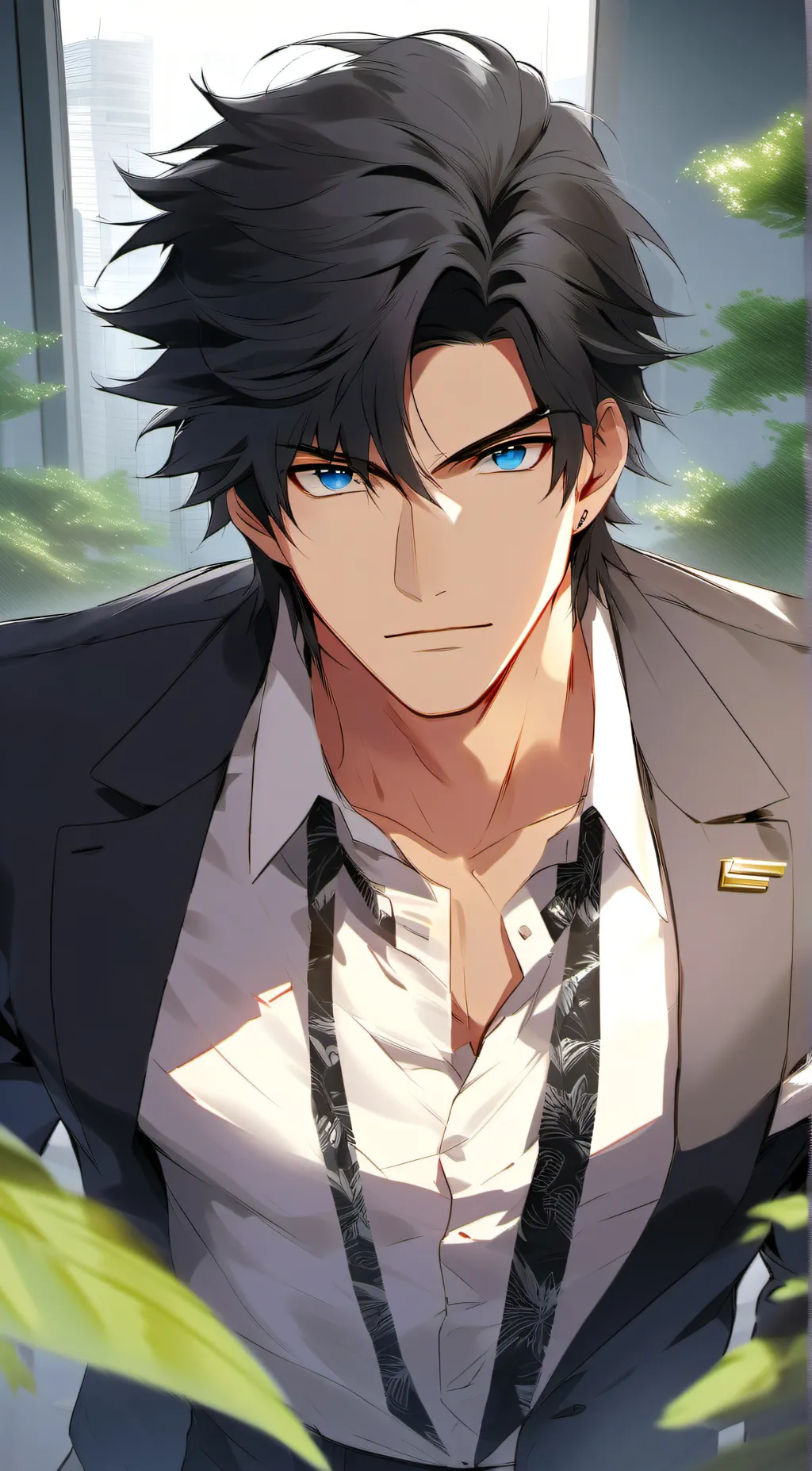 ai character: Liam  background