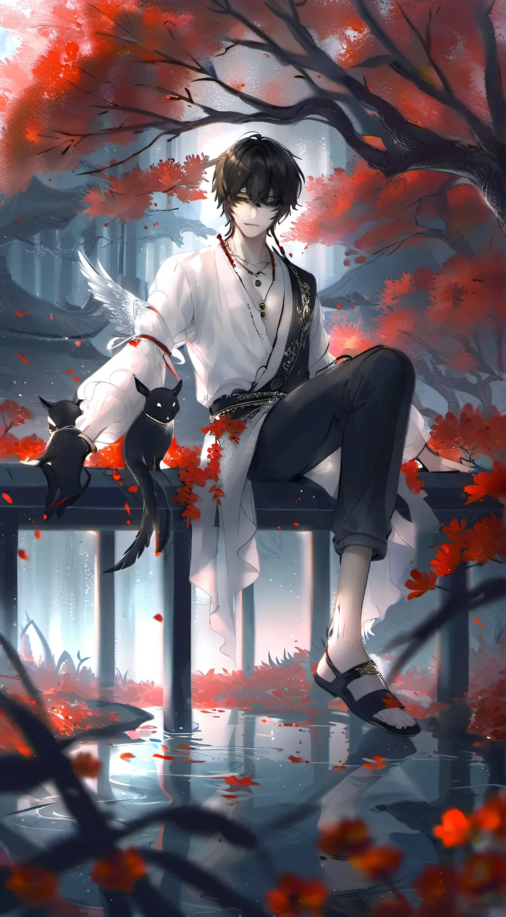 ai character: Keitaro background