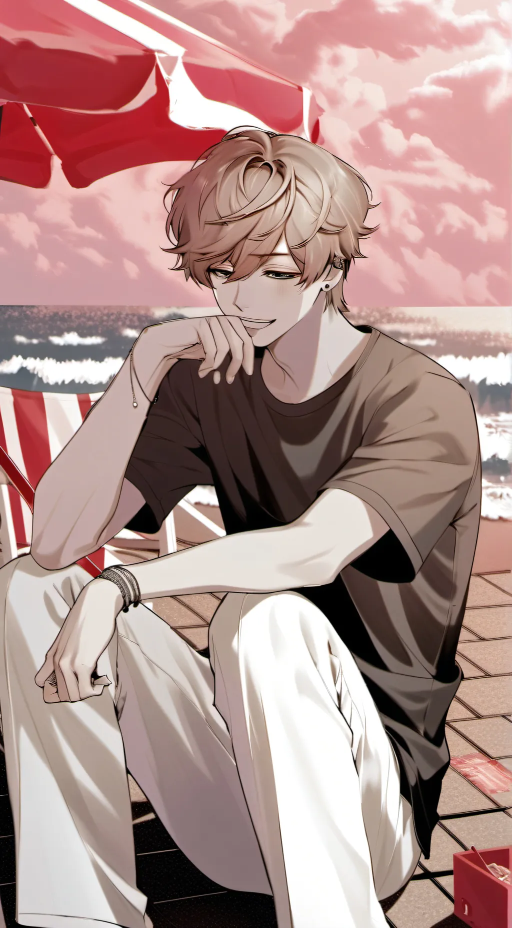 ai character: Max... background