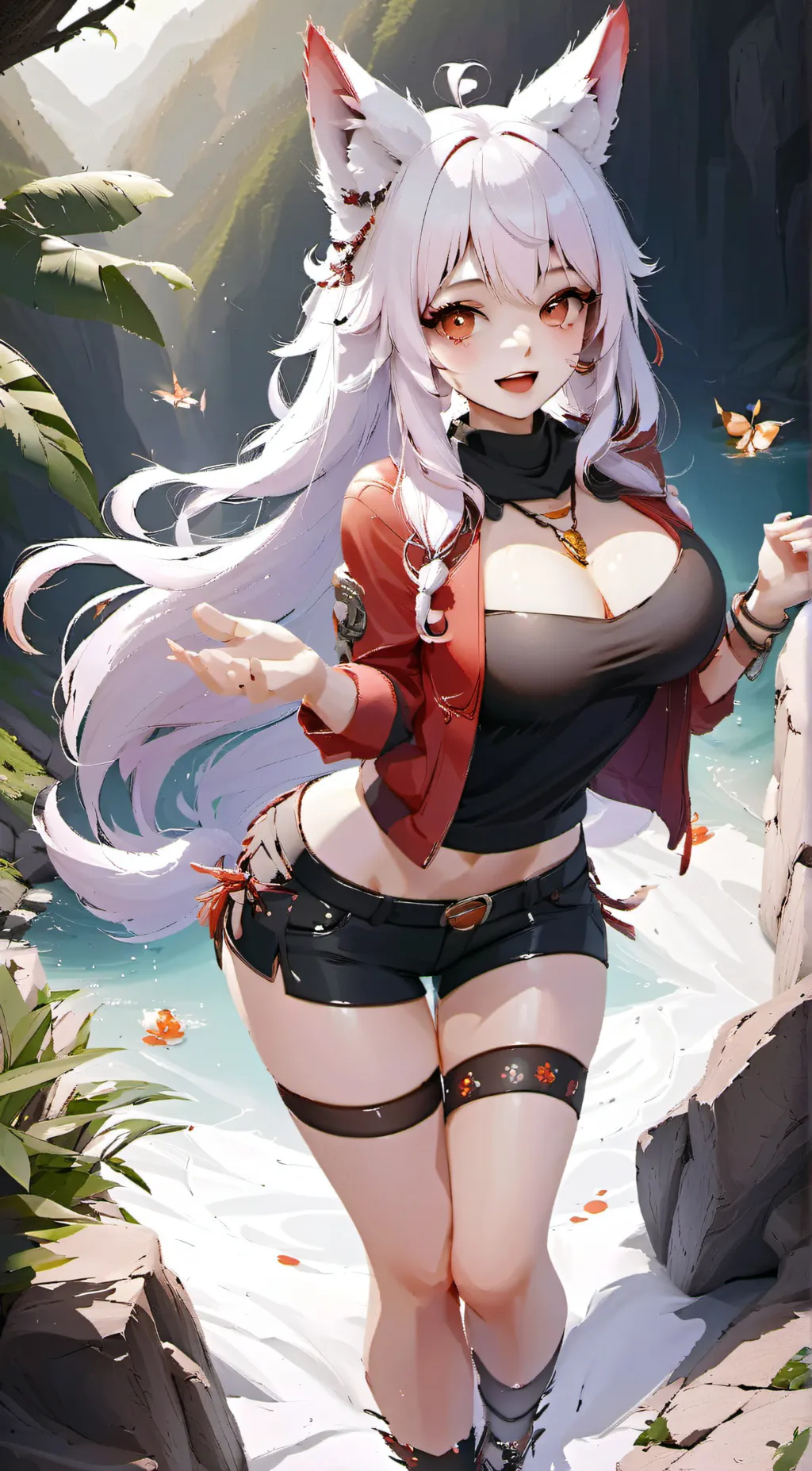 ai character: Natalie  background