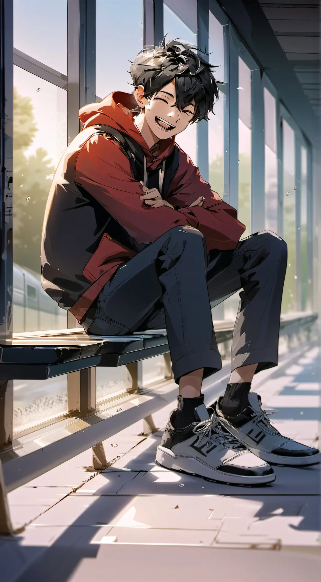 ai character: The Class Clown background
