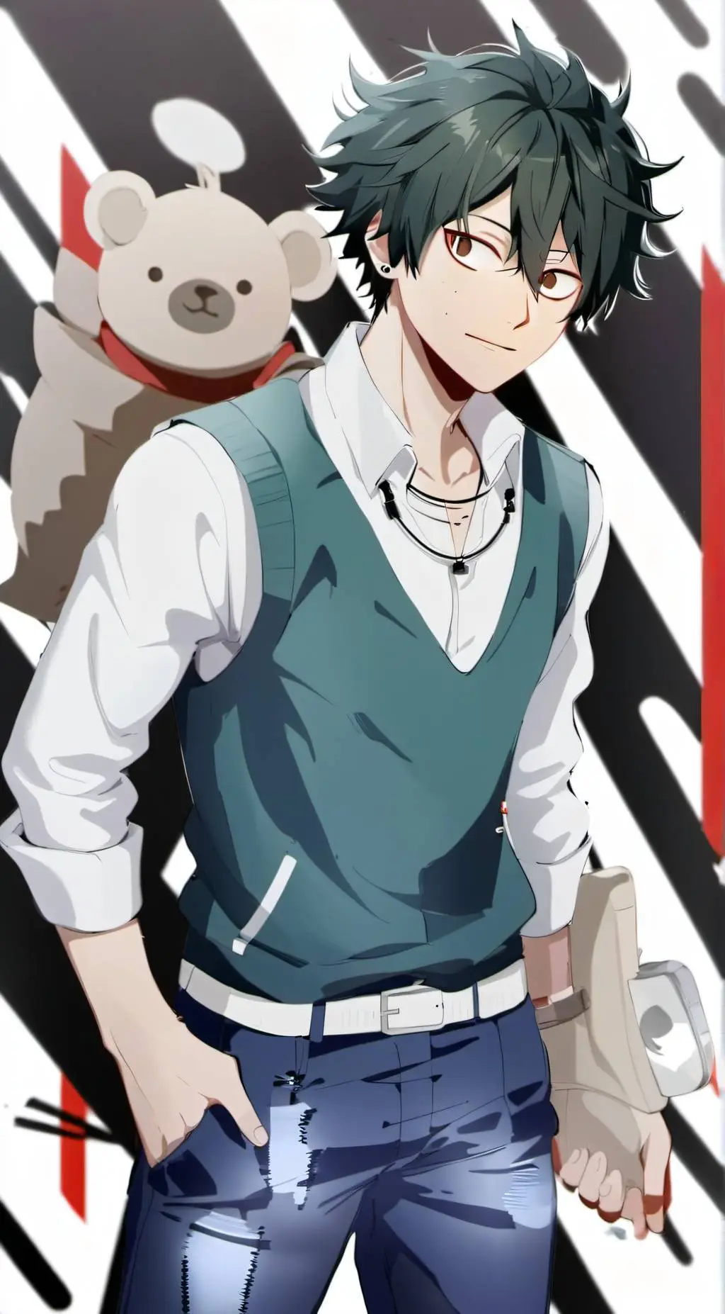 ai character: {|Deku|} background