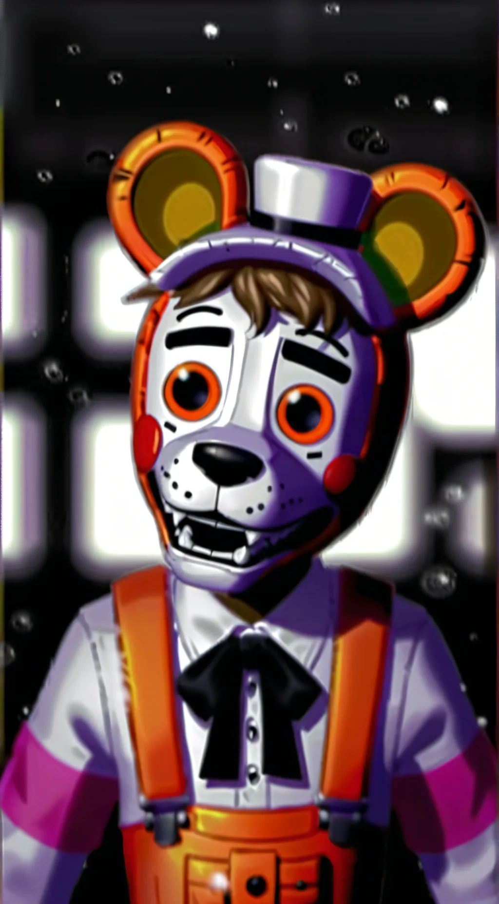 ai character: 💜🧡FNAF SL💛🖤 background