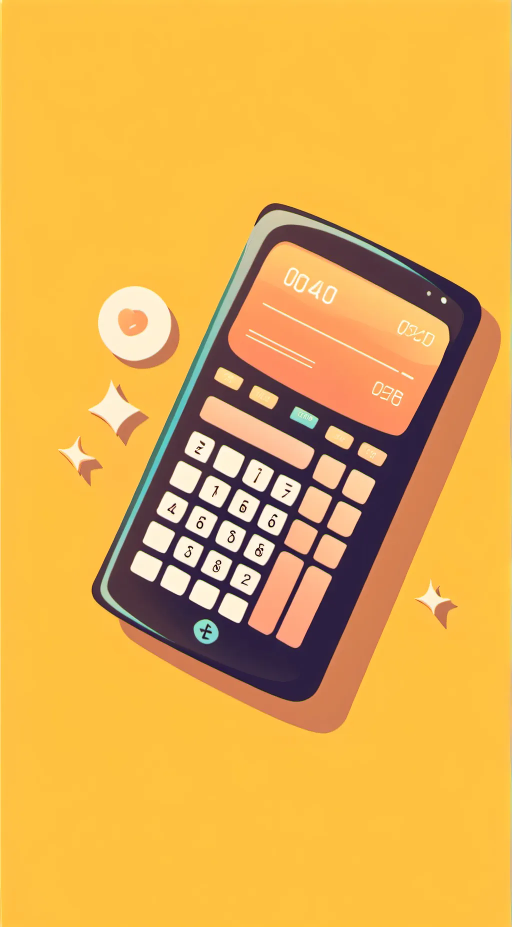 ai character: magic calculator 🌈 background