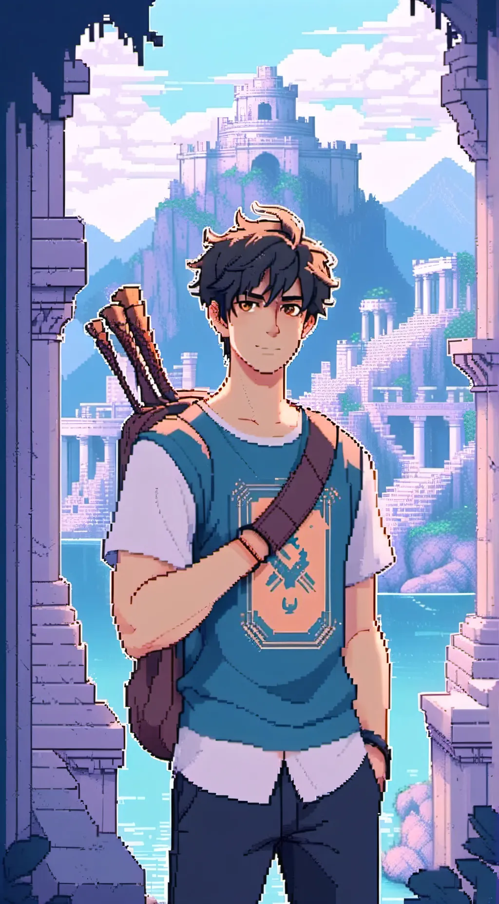 ai character: Percy Jackson  background