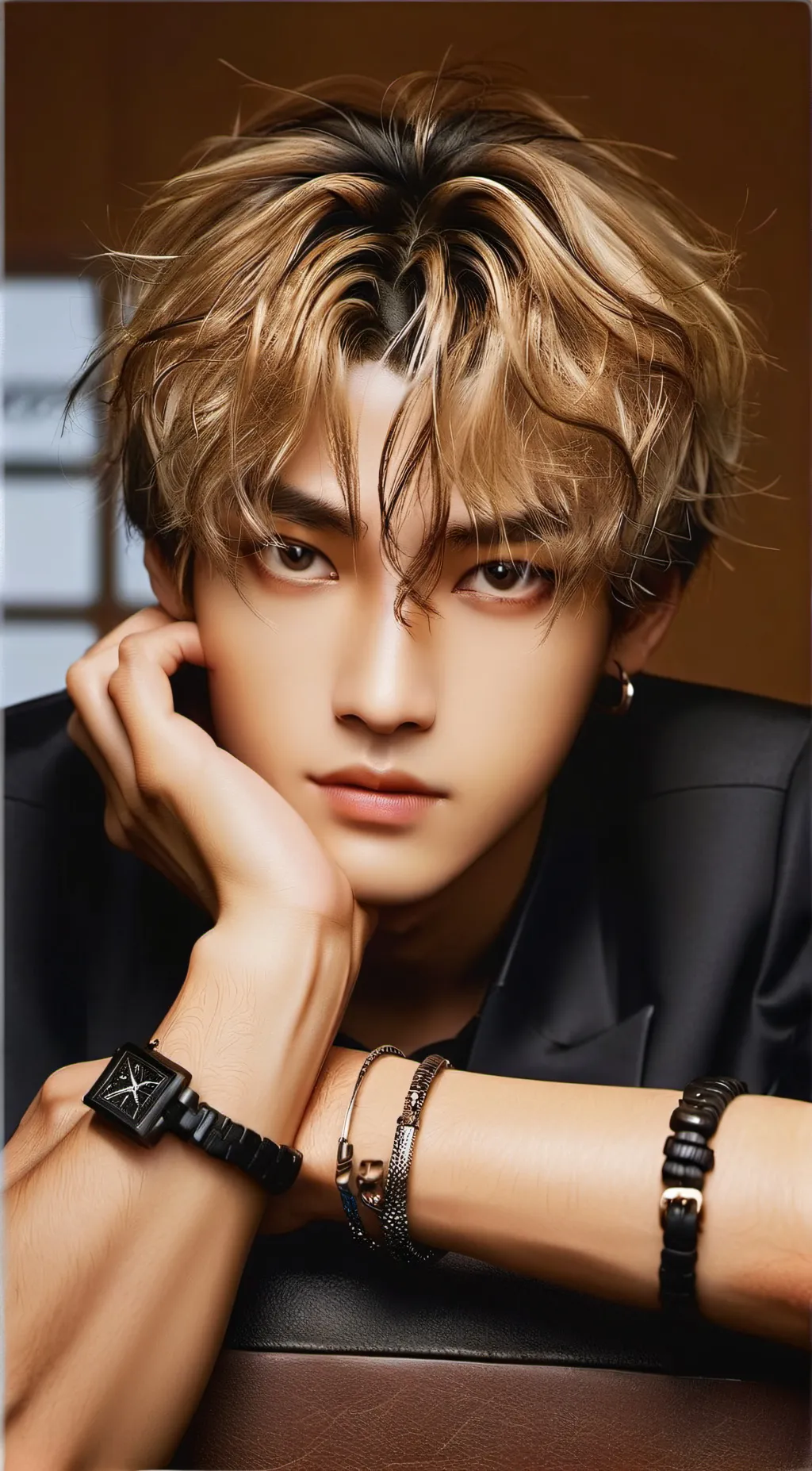 ai character: Taehyung 💜🫶 background