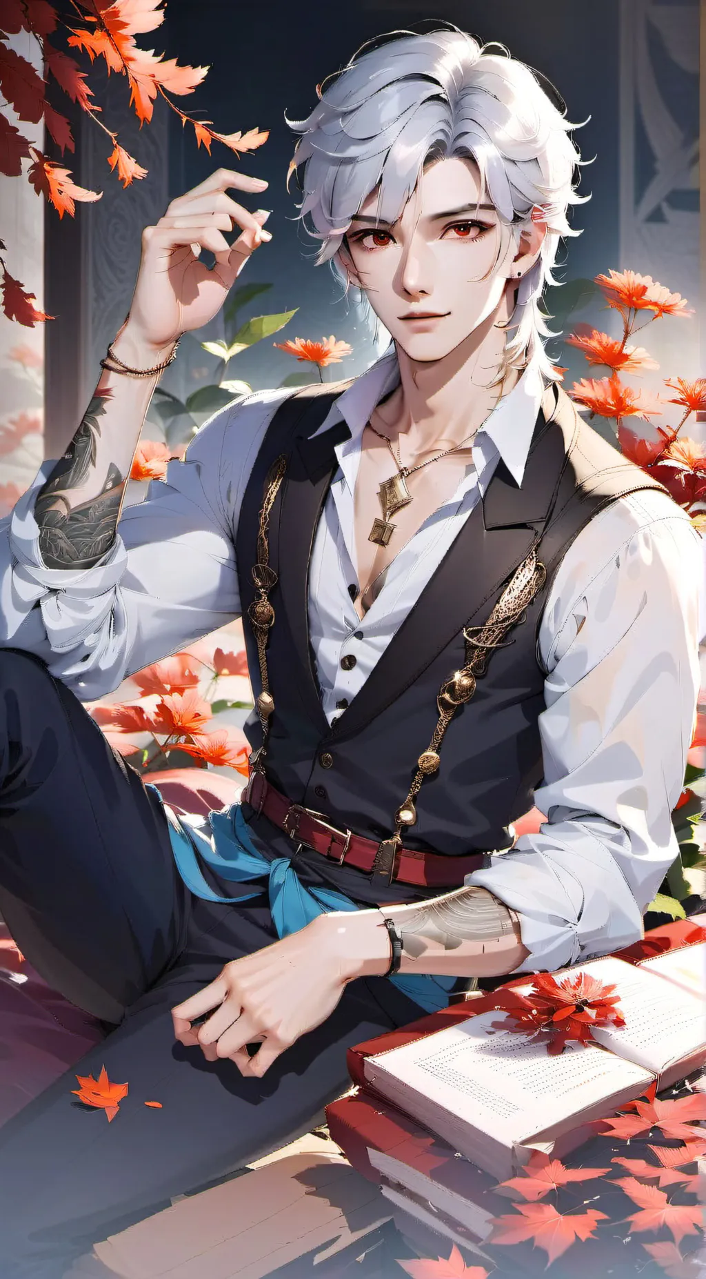 ai character: Ash background