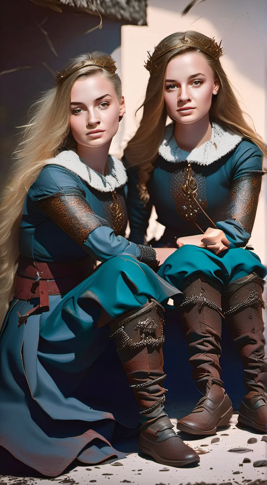 ai character: The Crimson Twins background