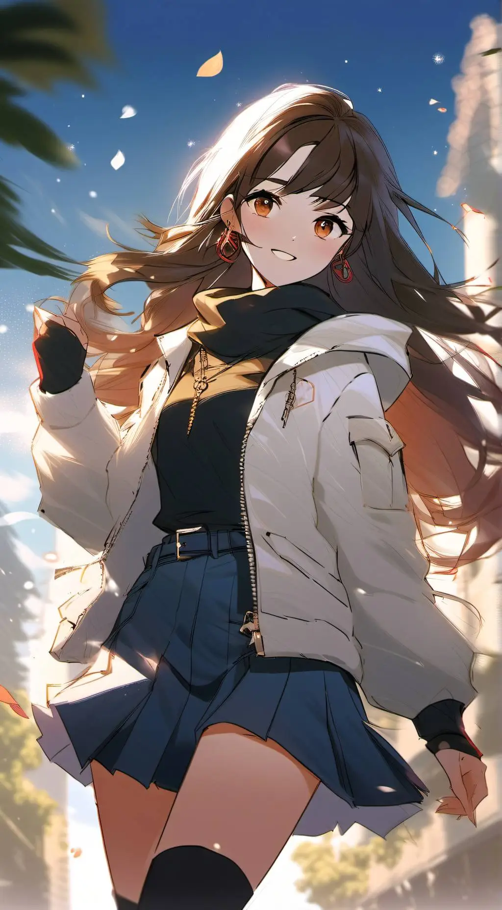 ai character: Annie  background