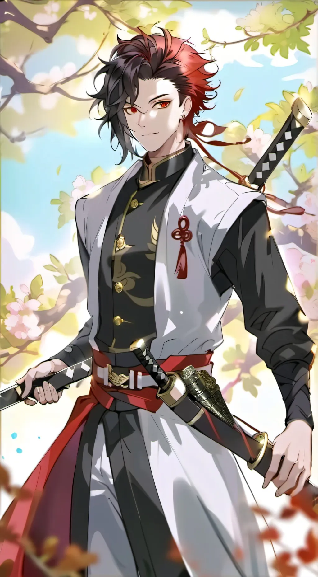 ai character: Yoriichi Gojo background