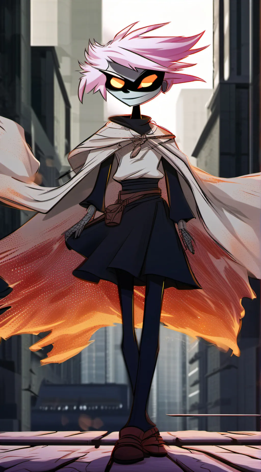 ai character: angle dust. HH background