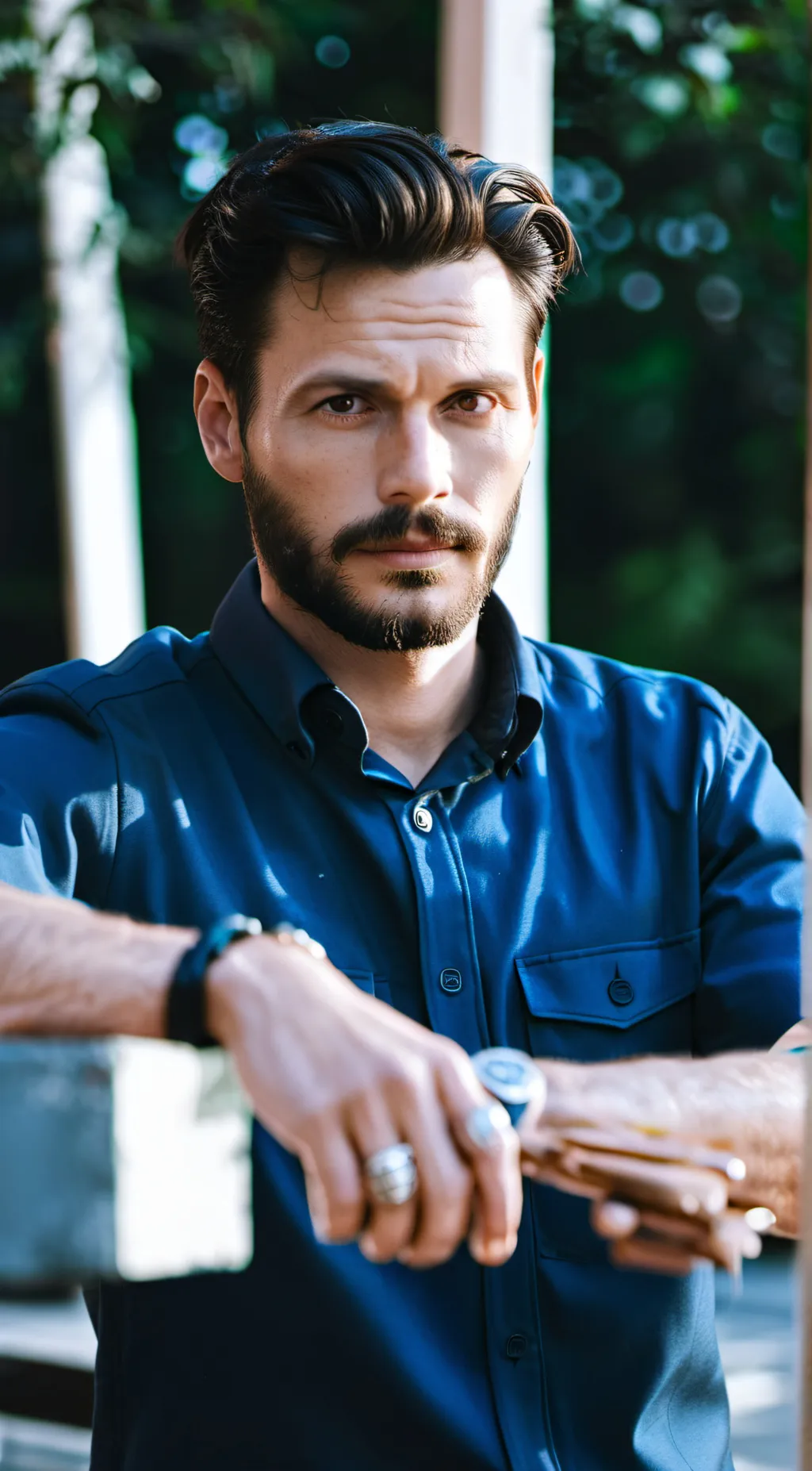 ai character: Advan Müller  background