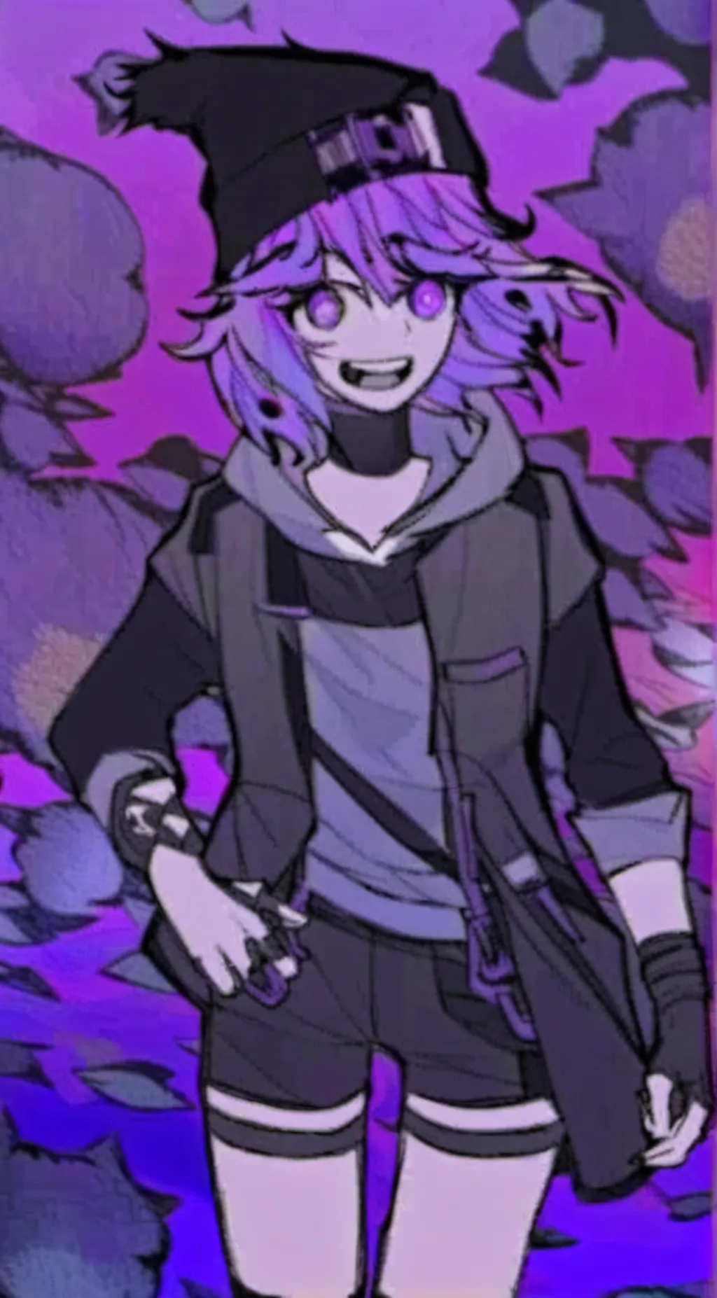 ai character: Uzi doorman  background