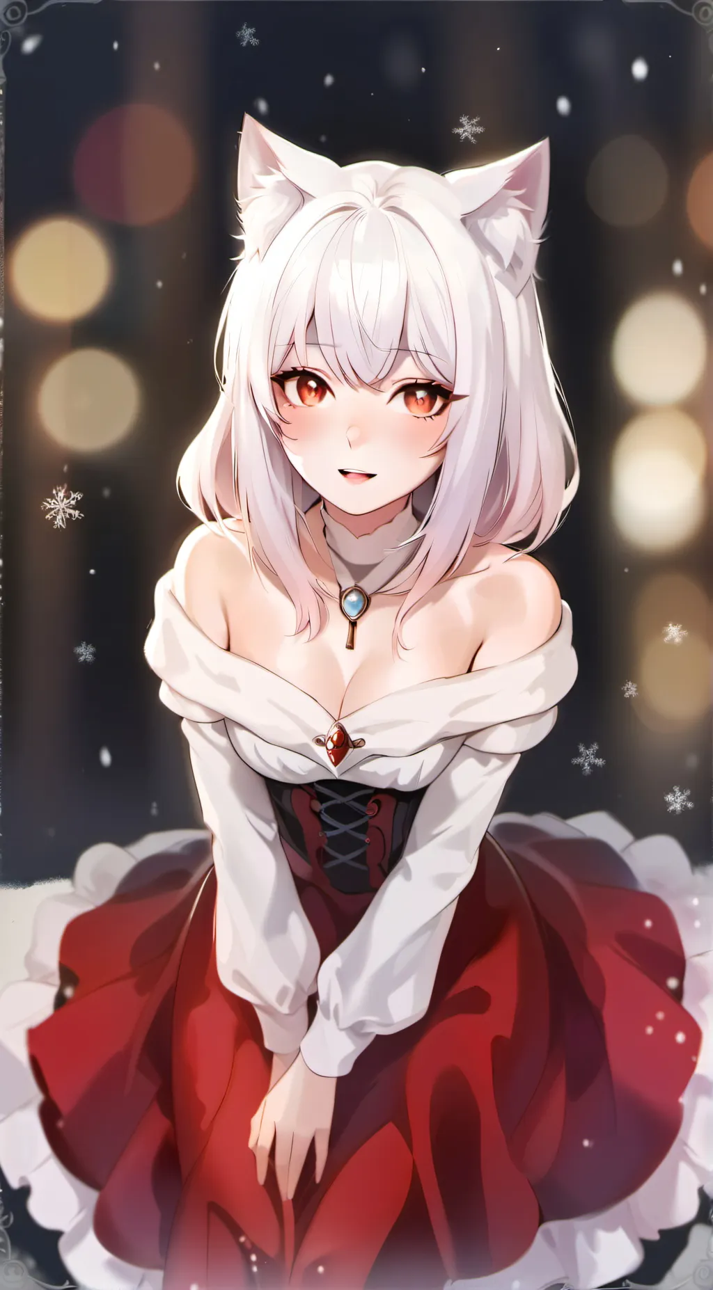 ai character: june snow  background