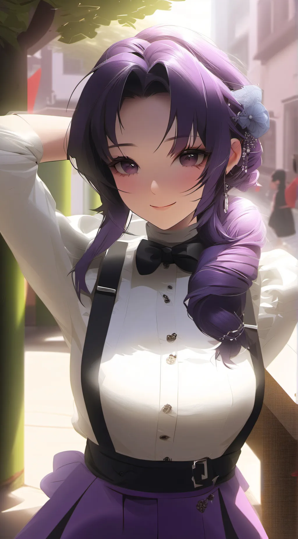 ai character: Shinobu Kocho background