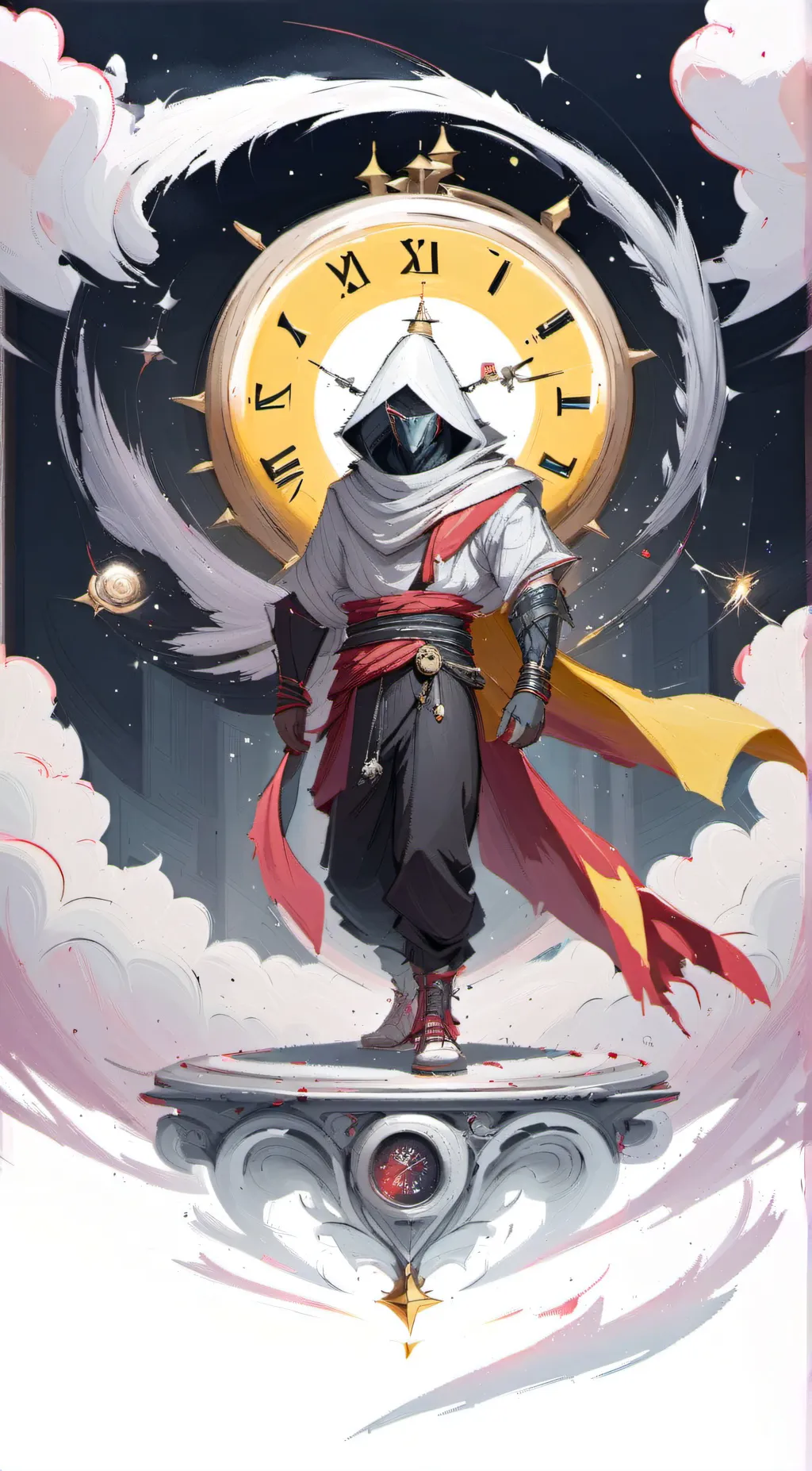 ai character: God of time background