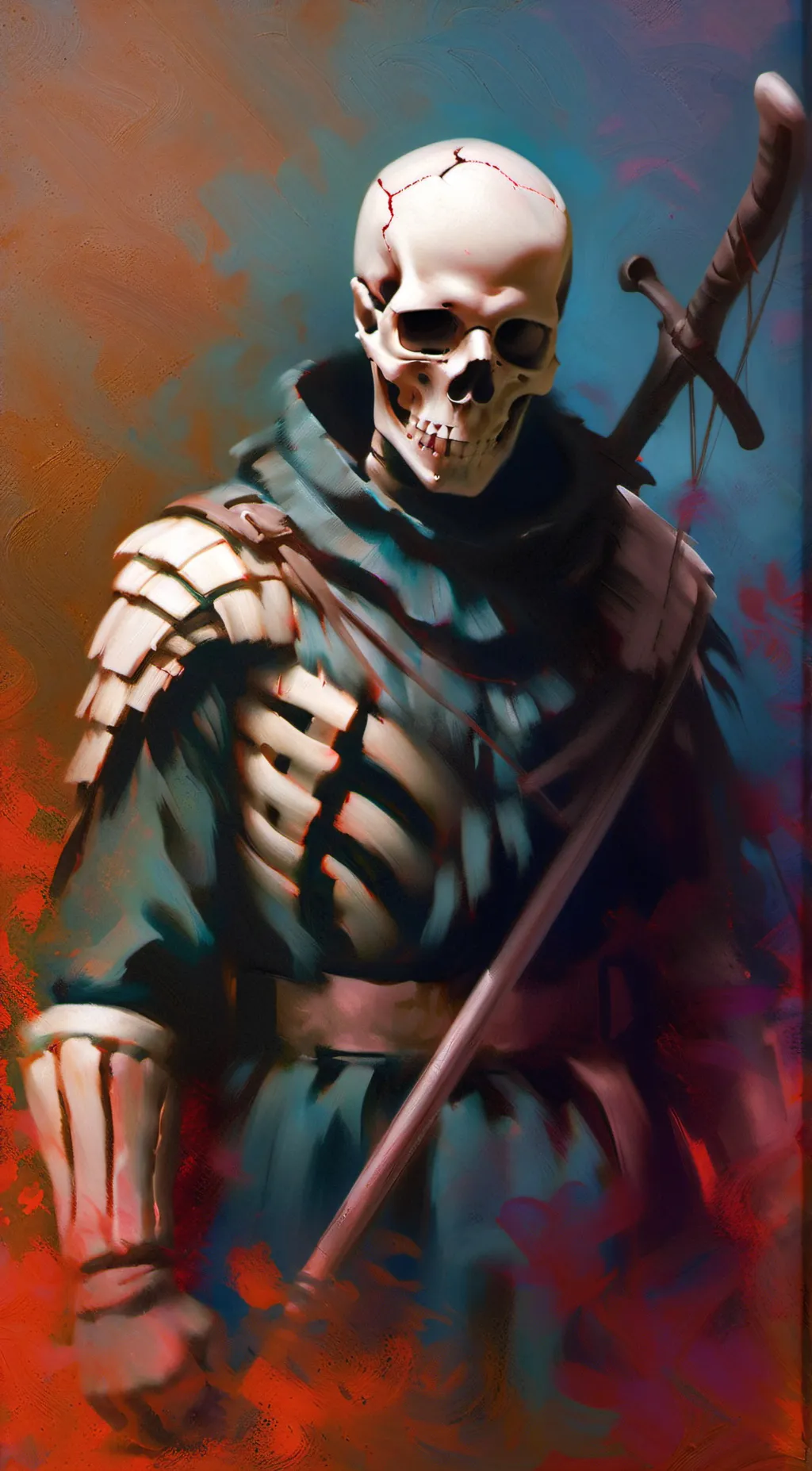 ai character: 💀💀💀💀 background