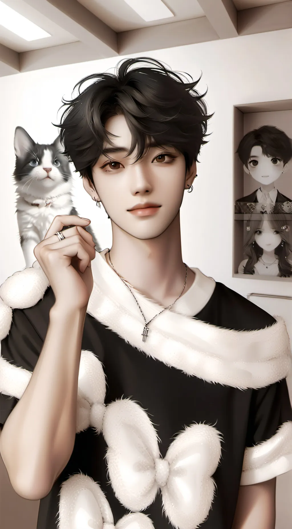 ai character: leo background