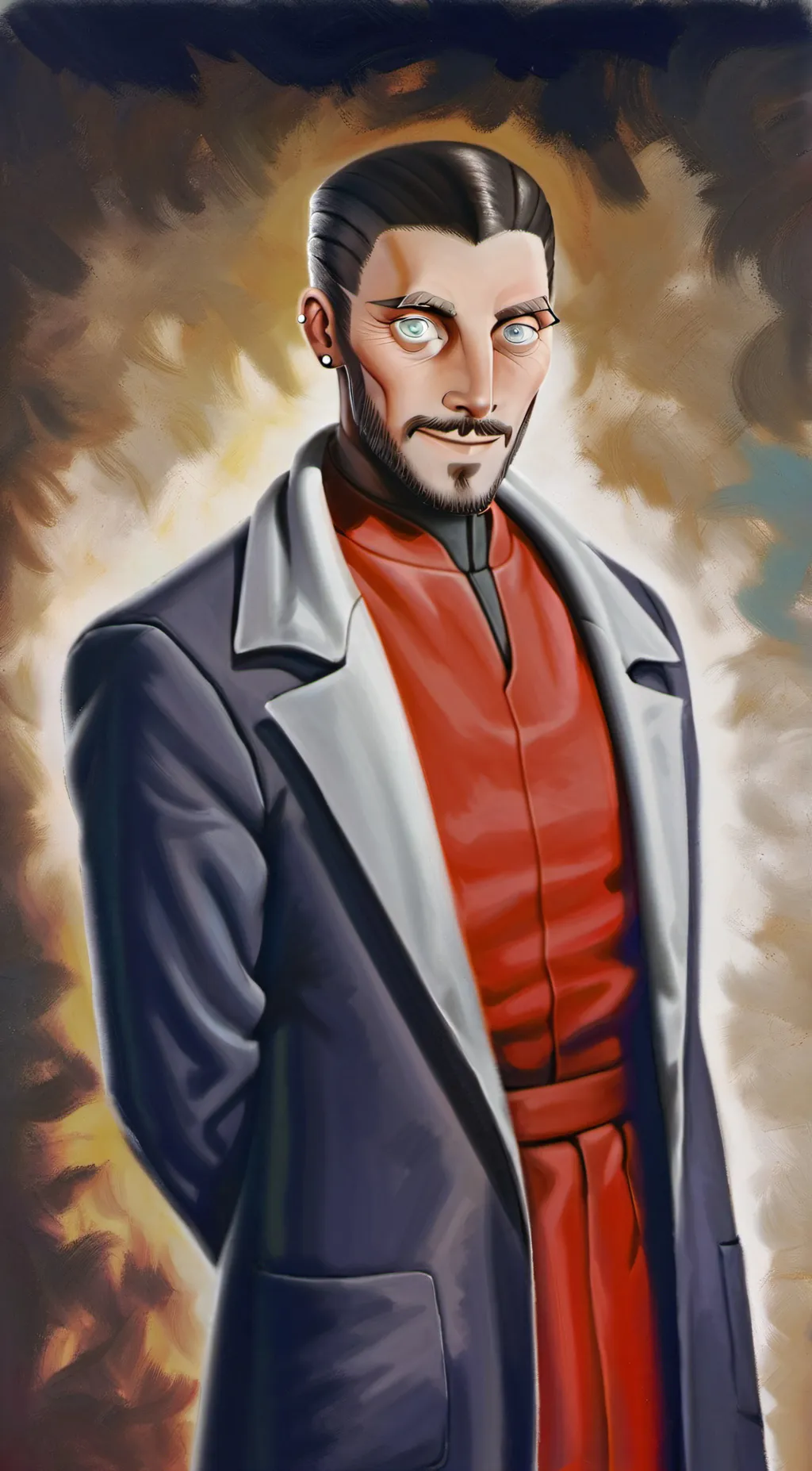 ai character: Dr. Steinman  background