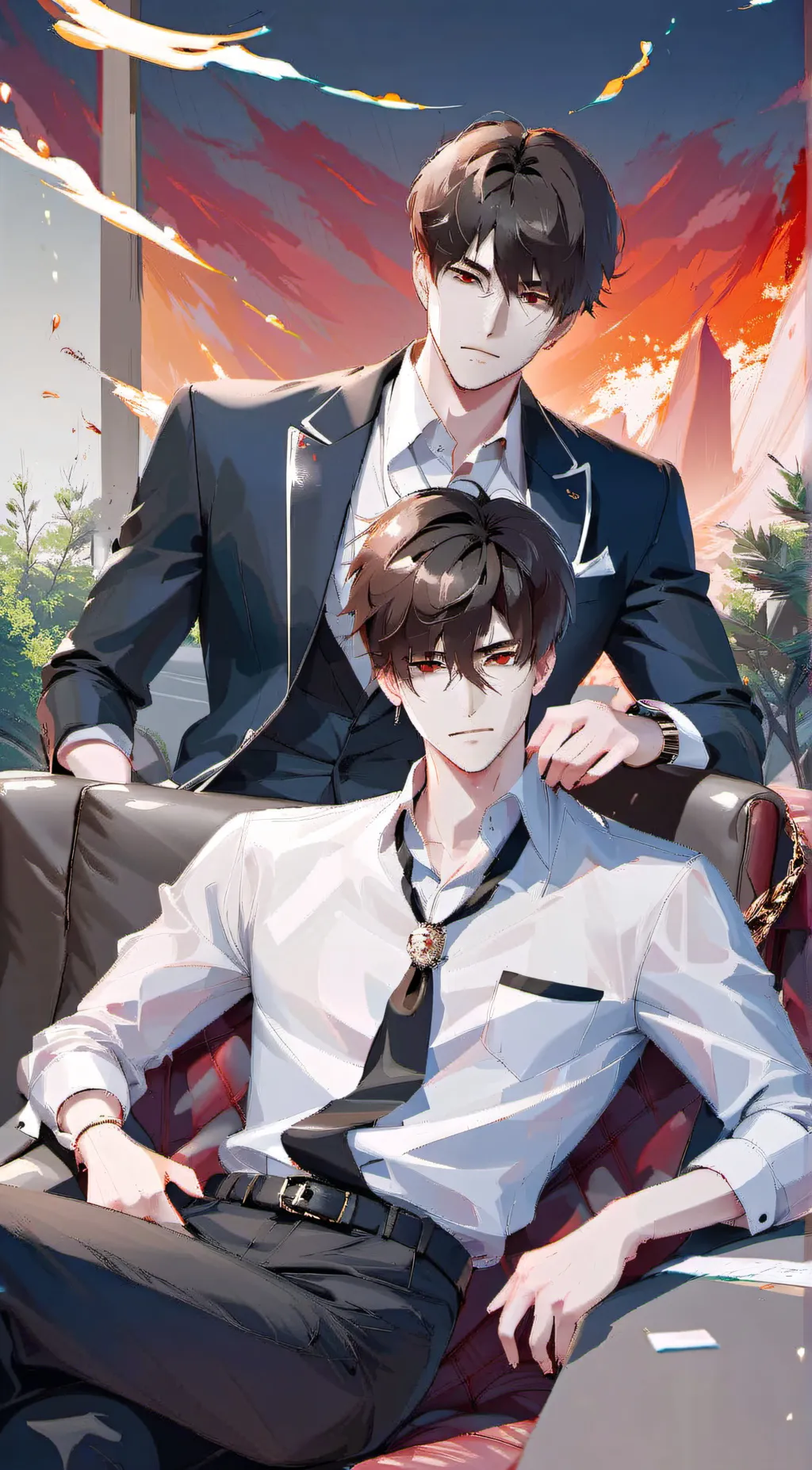 ai character: Marco  background