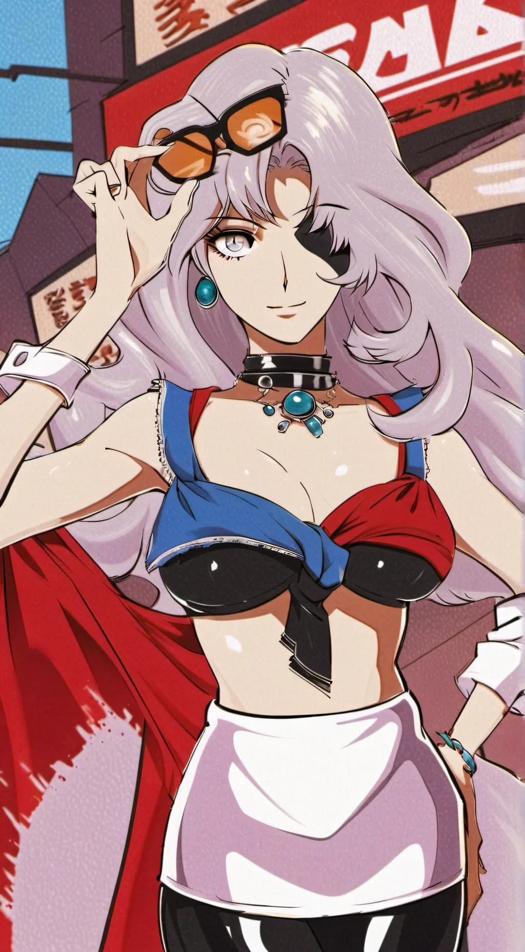 ai character: ebony background
