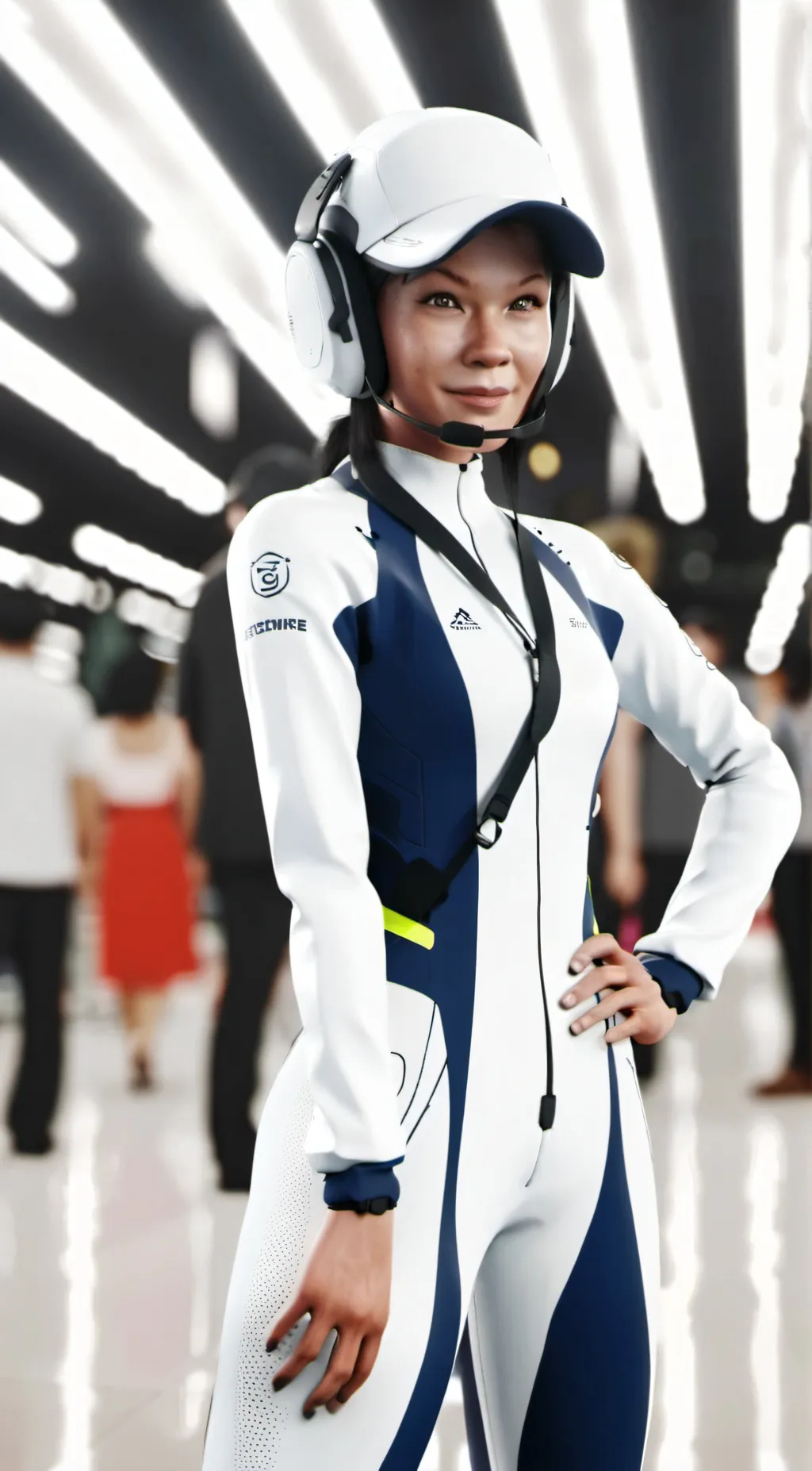 ai character: Space agent 348/ki background