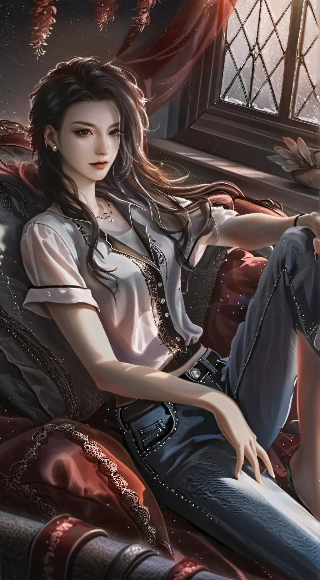 ai character: Evelyn  background