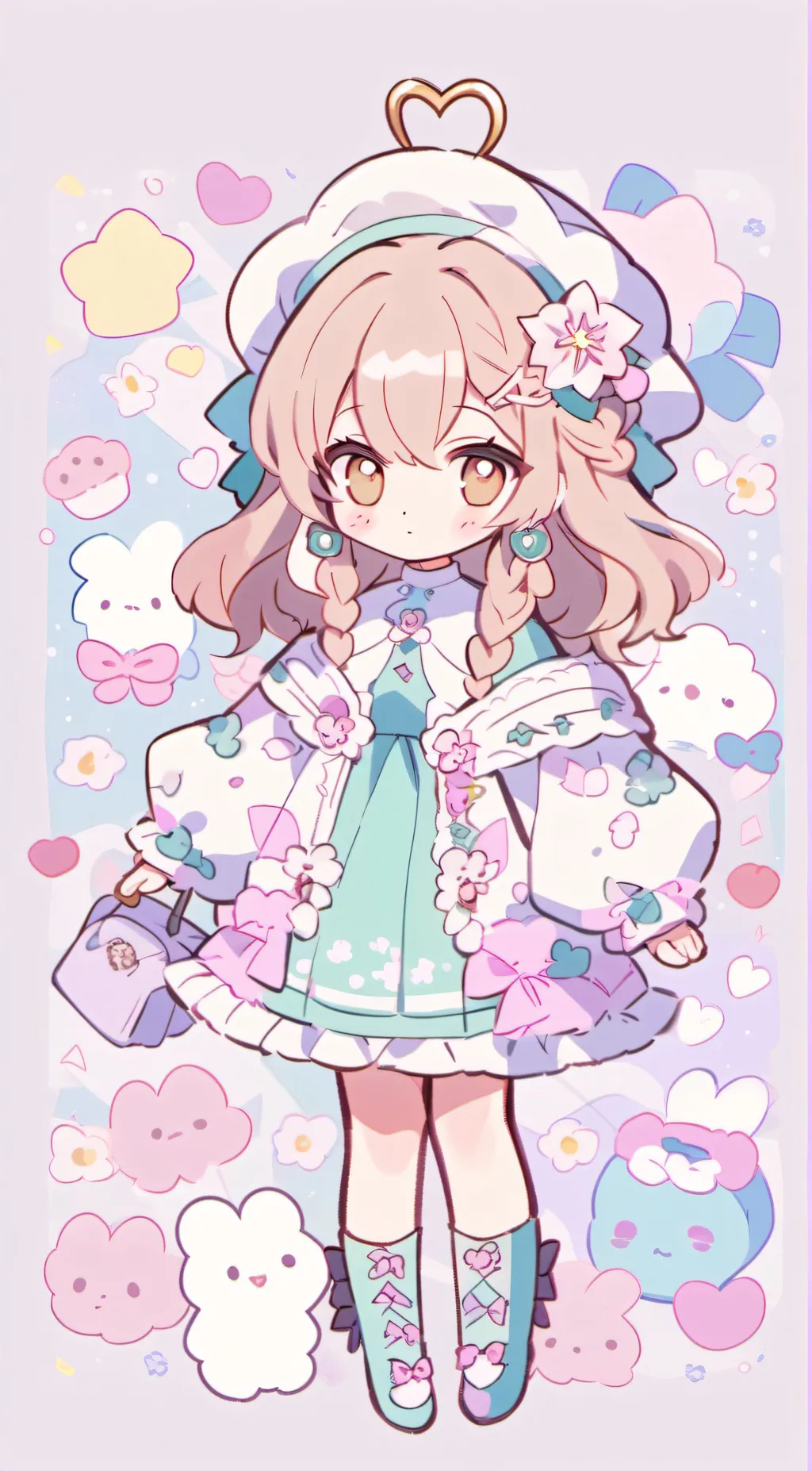 ai character: ☆Cinnamon✩ background