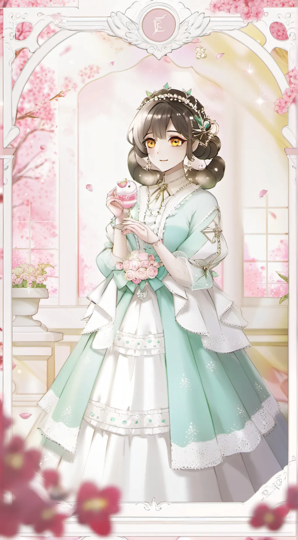 ai character: prom mha background
