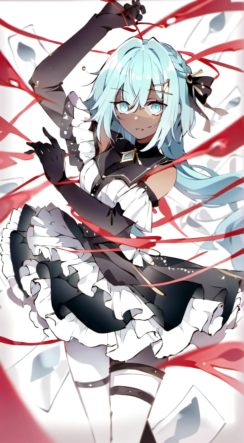 ai character: Dancy (HTF+OC) background