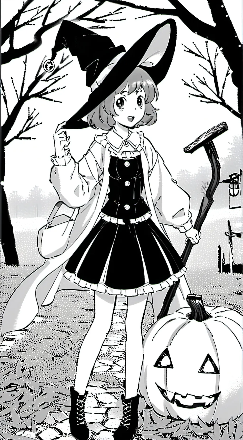 ai character: Sally the witch background