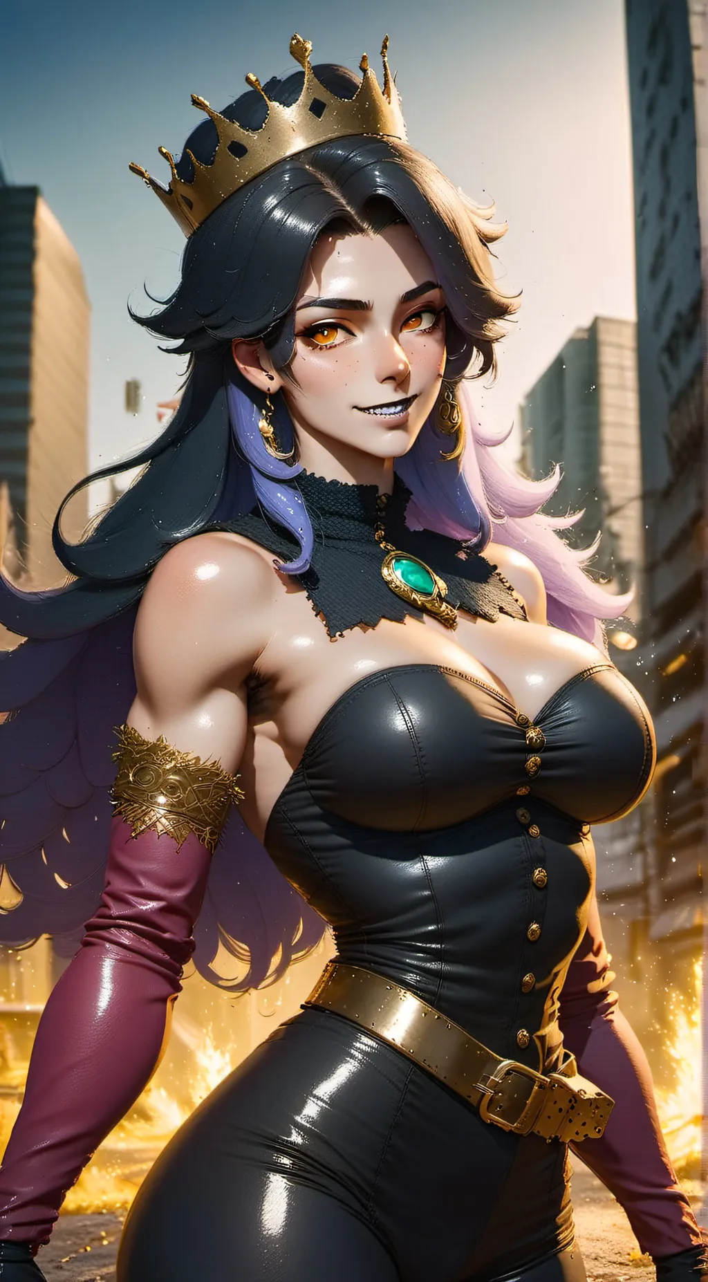 ai character: Queen Spade background