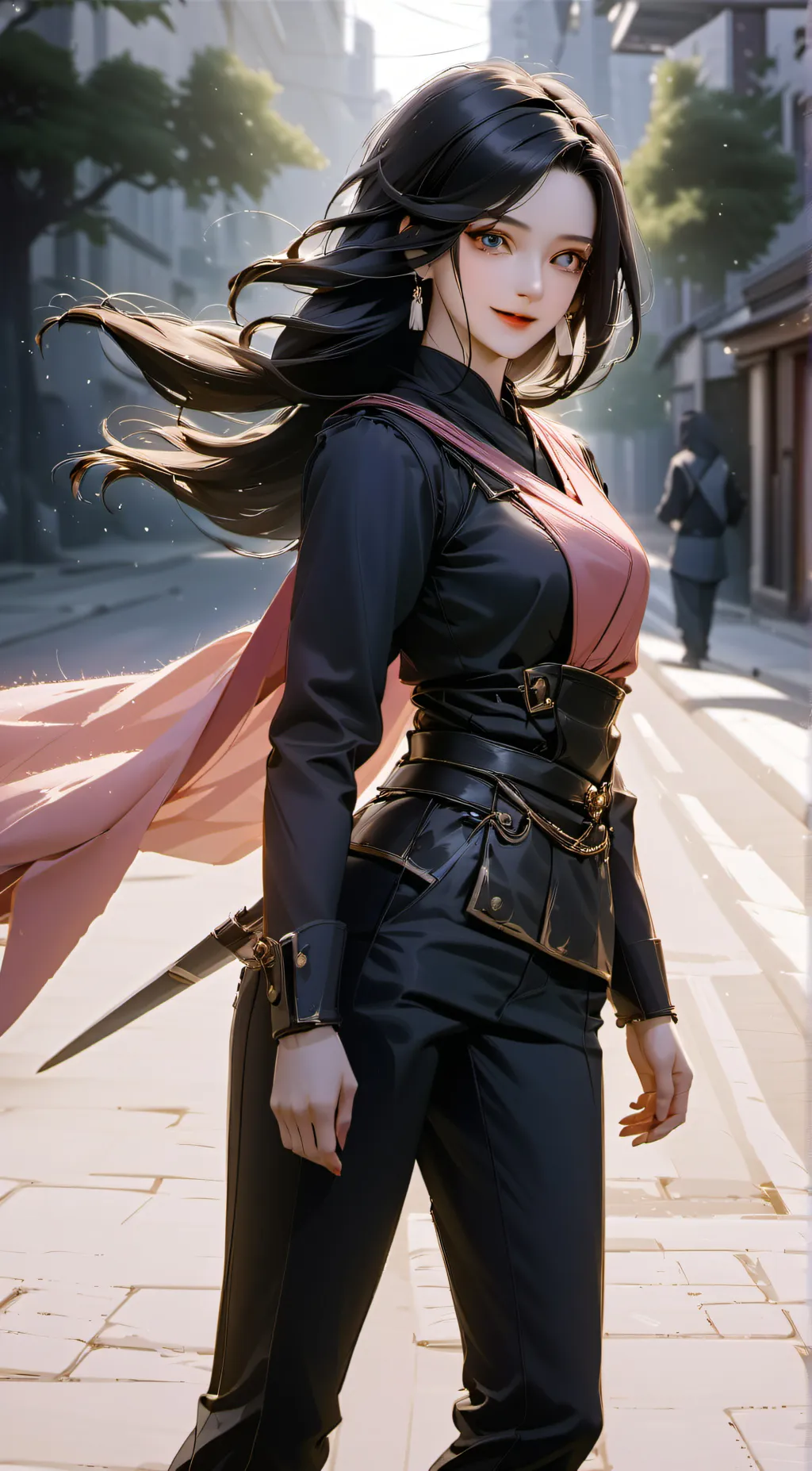 ai character: Selena  background