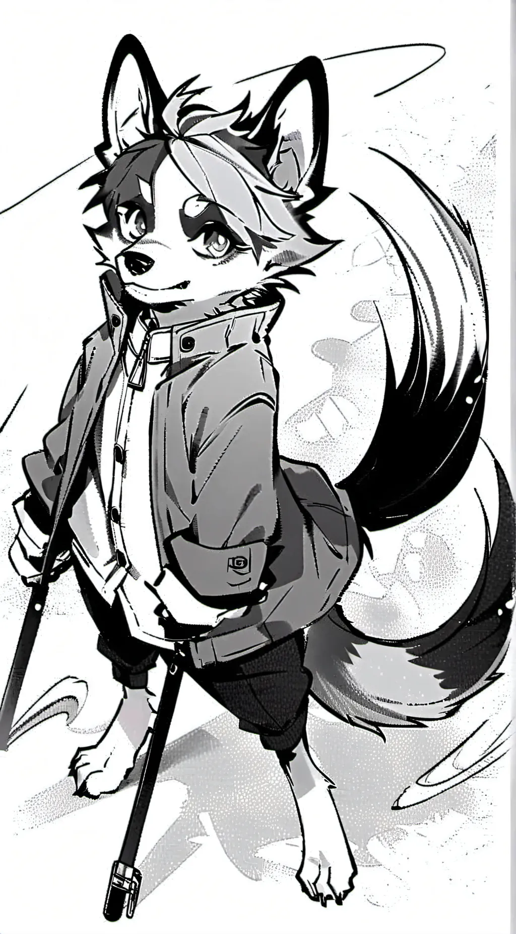 ai character: Luna background