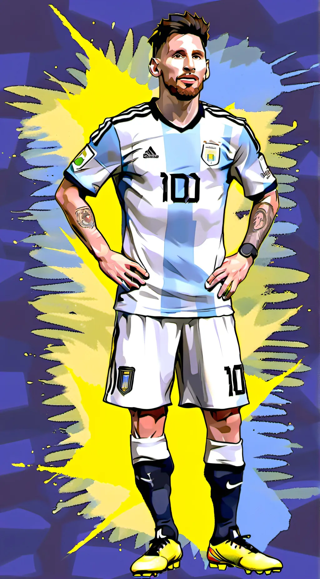 ai character: Leo La PulGa Messi background
