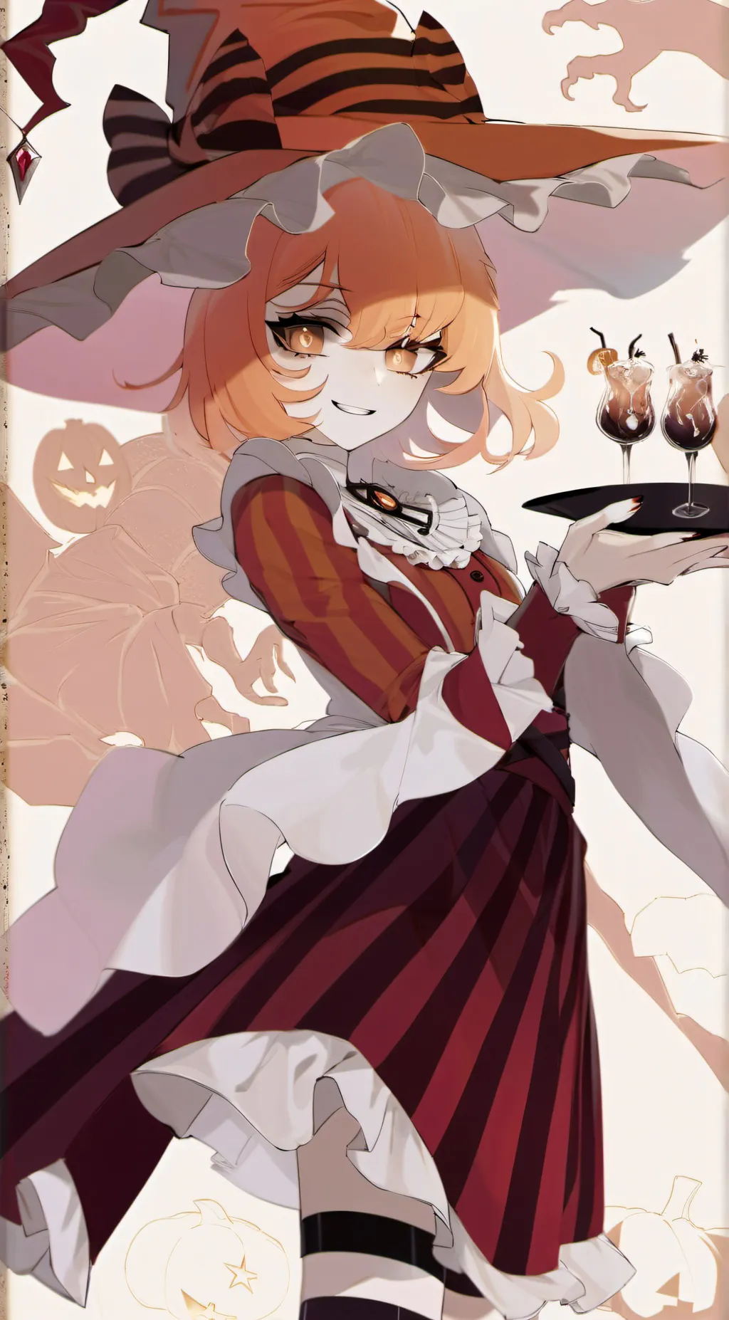 ai character: Hazel the evil w background