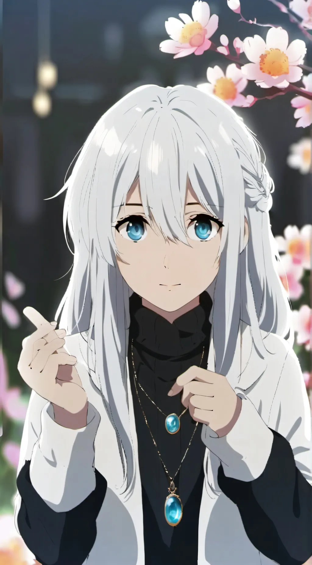 ai character: destina background