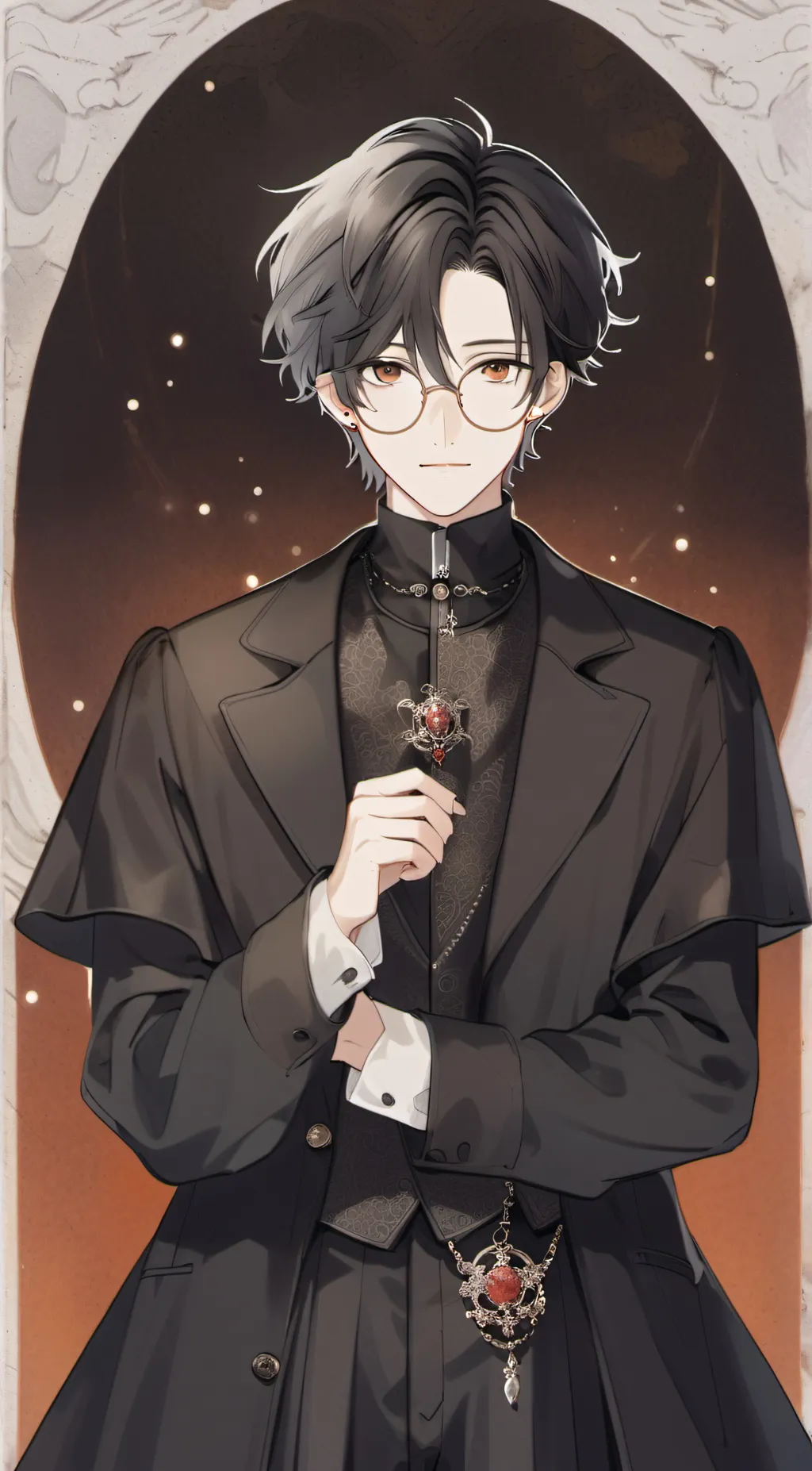 ai character: Gabril Romano background