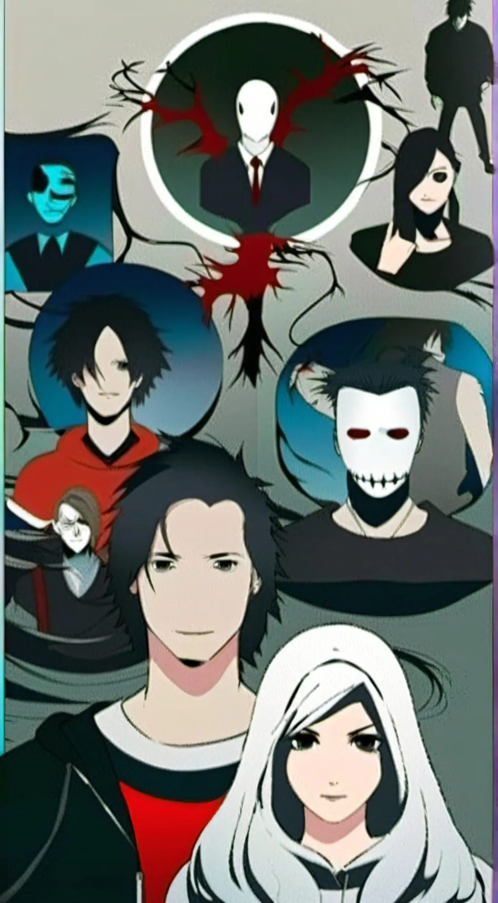 ai character: Jeff the killer  background